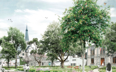 Onthardings- en rioleringswerken in het centrum van Huldenberg